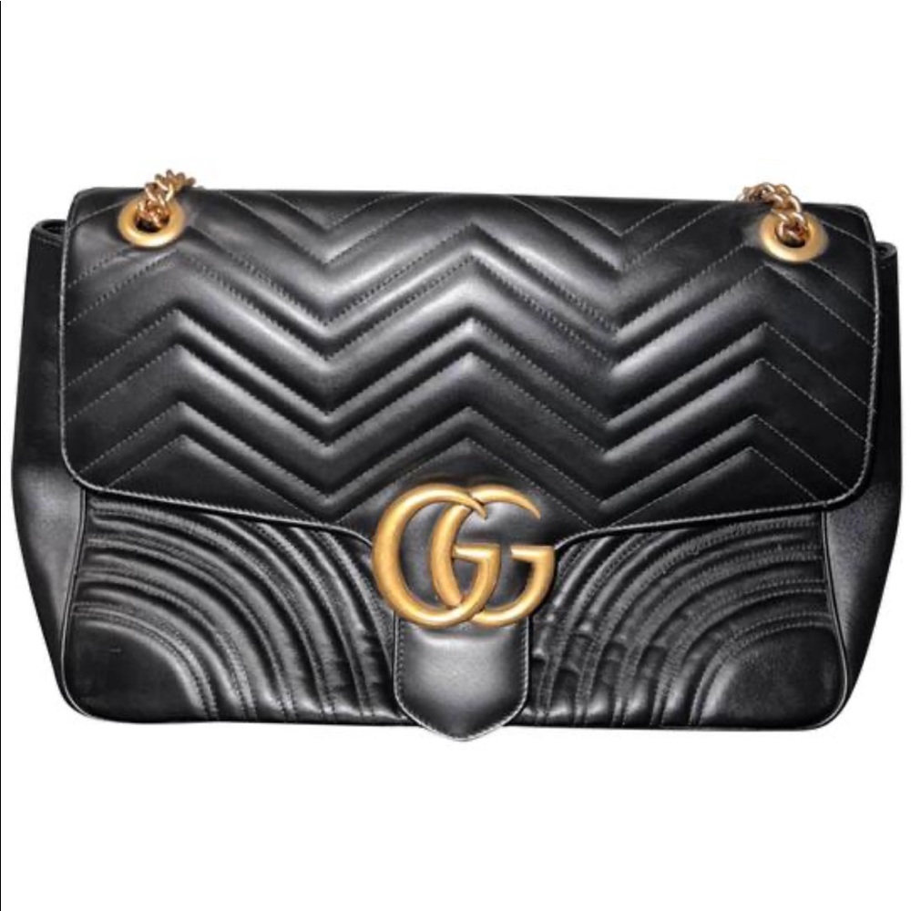 Gucci GG Marmont Large Leather Shoulder Women’s Cross Body Bag